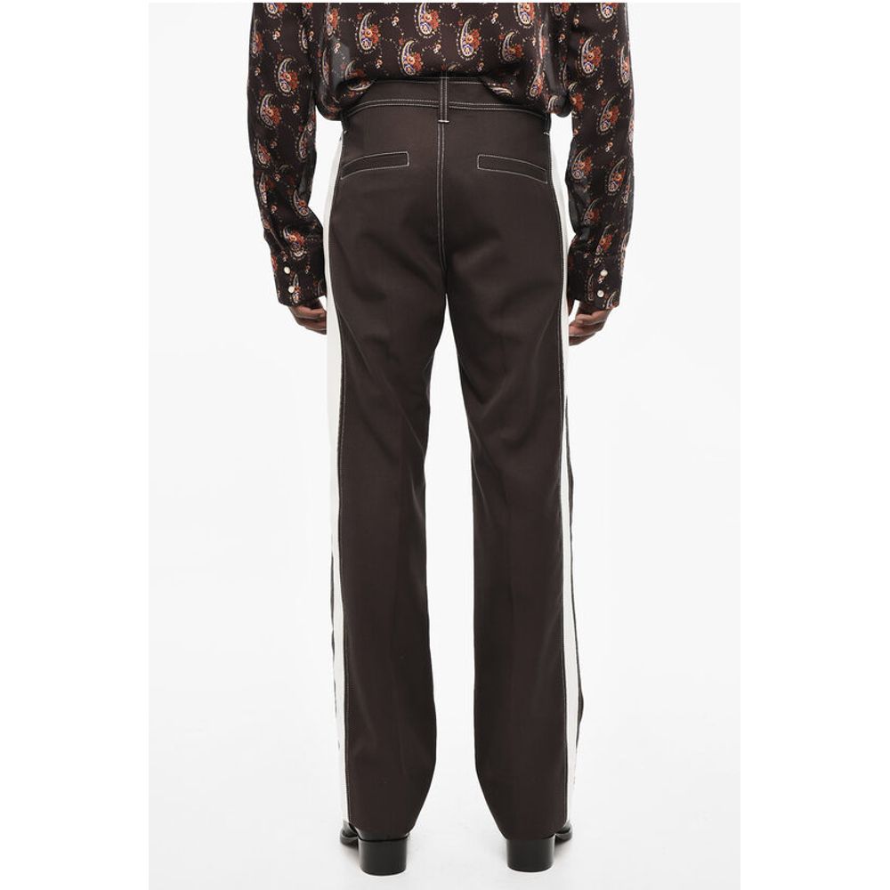 Dsquared² Cotton Twill Two-Tone Pants