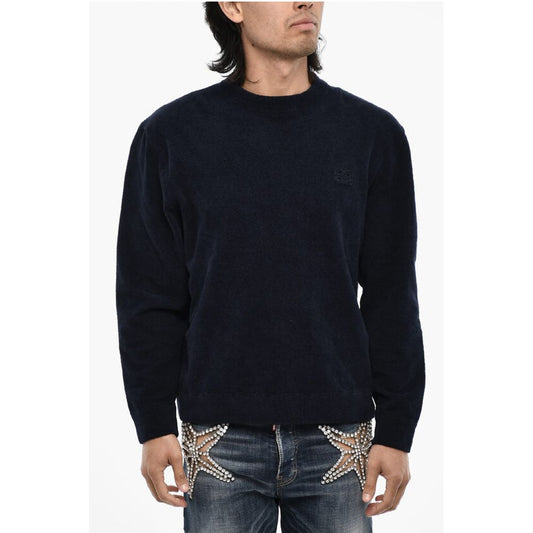 Dsquared² Terry Cotton Crew-neck Sweater with Monogram