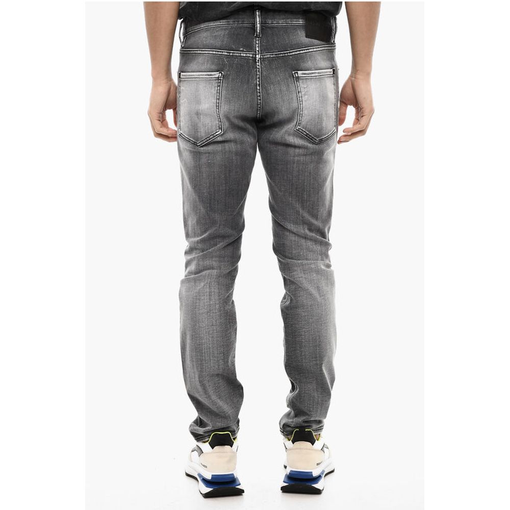 Dsquared² Stonewashed Jeans with Logo Buttons