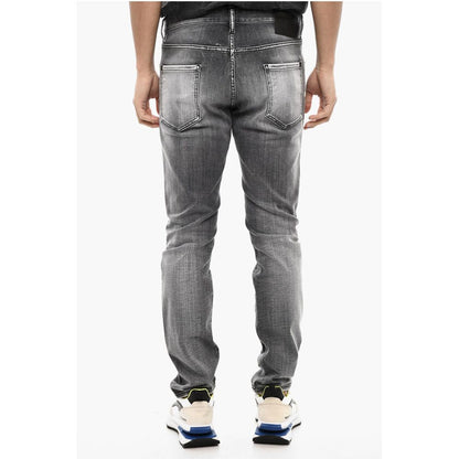 Dsquared² Stonewashed Jeans with Logo Buttons