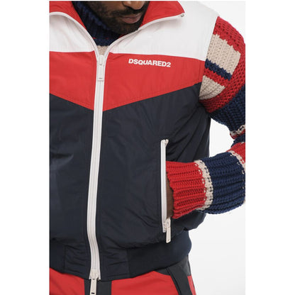 Dsquared² Sleeveless Color Block Padded Jacket