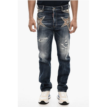 Dsquared² Regular Fit Jeans With Jewels