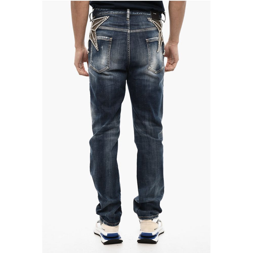 Dsquared² Regular Fit Jeans With Jewels