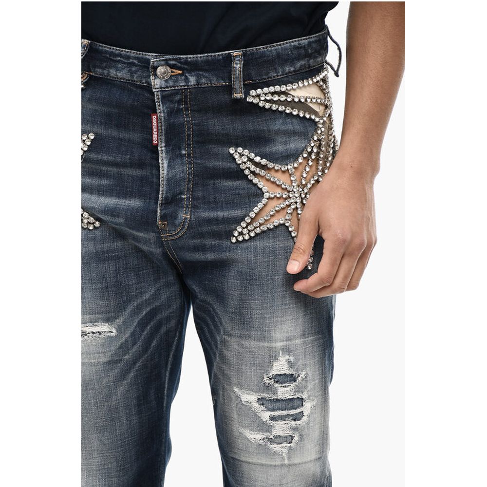 Dsquared² Regular Fit Jeans With Jewels