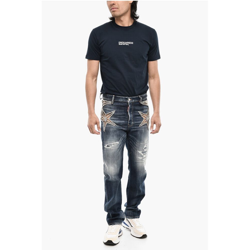 Dsquared² Regular Fit Jeans With Jewels