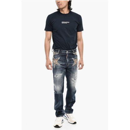 Dsquared² Regular Fit Jeans With Jewels