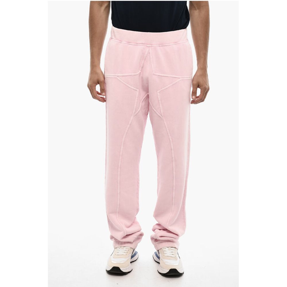 Dsquared² Solid Color Cotton Joggers with Logo