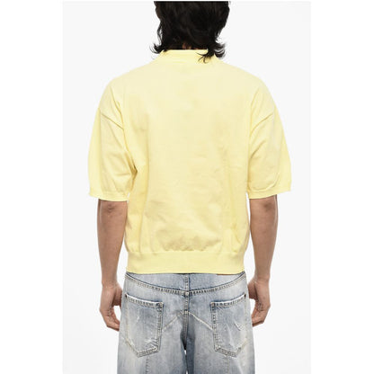 Dsquared² Short Sleeve Sweater with Polo Neck