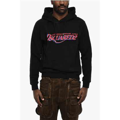 Dsquared² Cotton Hoodie with Logo Print
