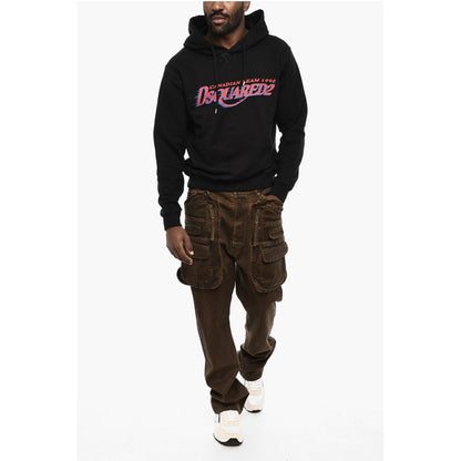 Dsquared² Cotton Hoodie with Logo Print