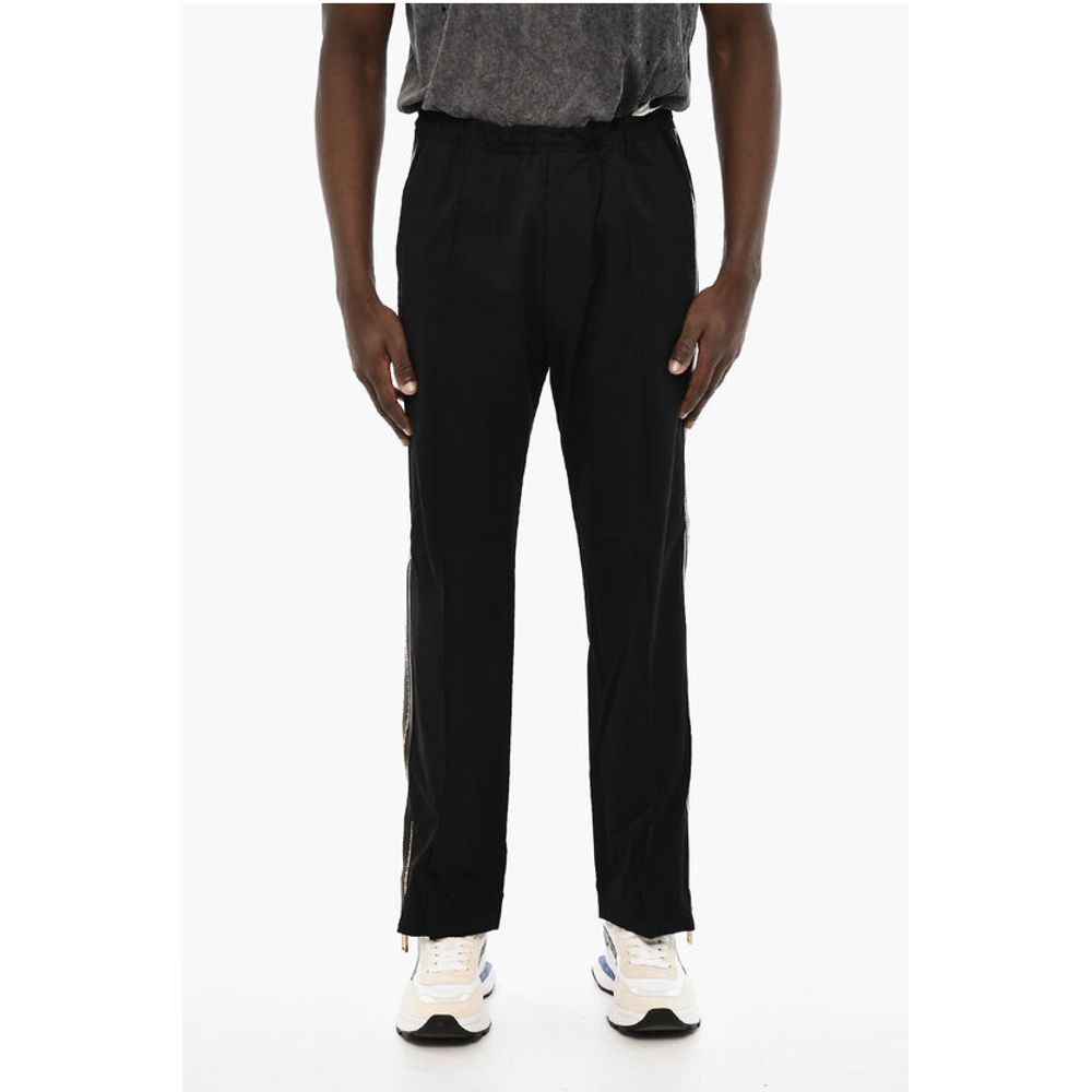 Dsquared² Cotton Pants with Golden Effect Zip