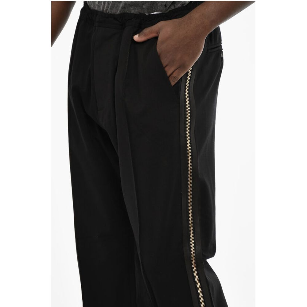 Dsquared² Cotton Pants with Golden Effect Zip