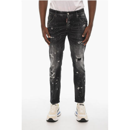 Dsquared² Rhinestone Regular Fit Jeans