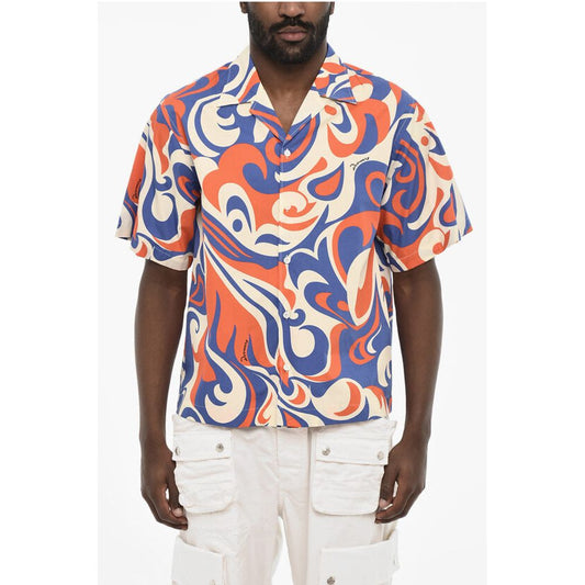 Dsquared² Short Sleeve Tricolor Printed Shirt