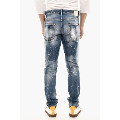 Dsquared² Regular Fit Jeans Splatter Effect 17 cm