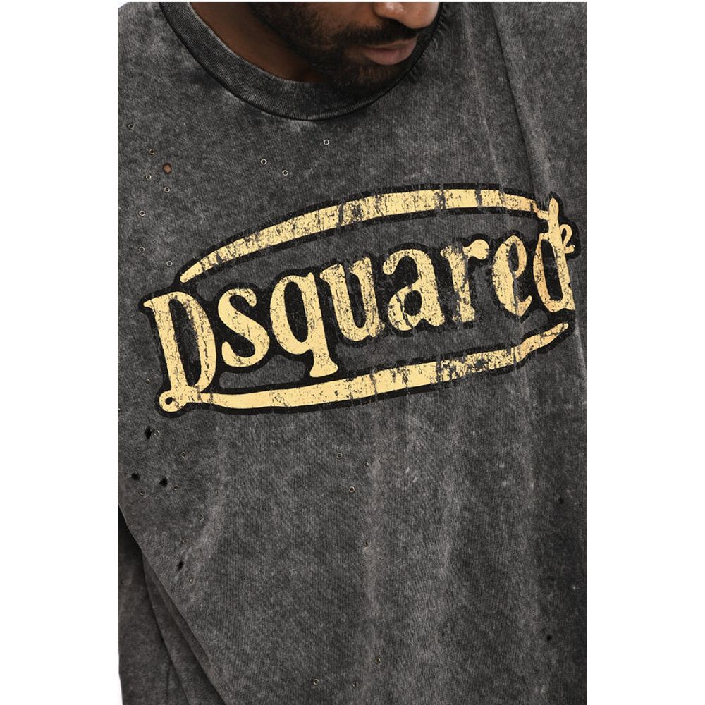 Dsquared² Vintage Effect Tank Top with Studs