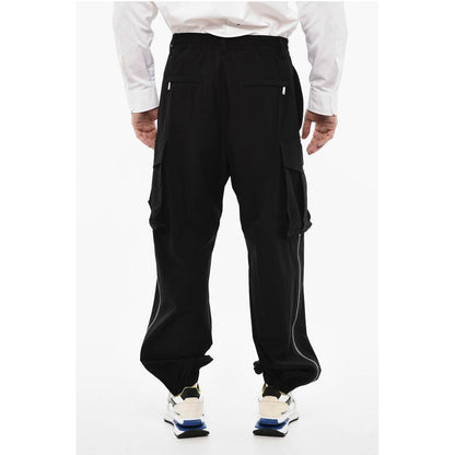 Dsquared² High Waisted Cargo Pants With Zip Details