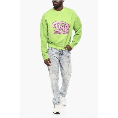 Dsquared² Crew-neck Sweatshirt with Frontal Monogram