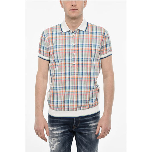 Dsquared² Checked Shirt With Knitted Details