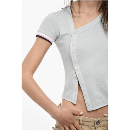 Dsquared² Cropped Asimmetrical Cut Polo