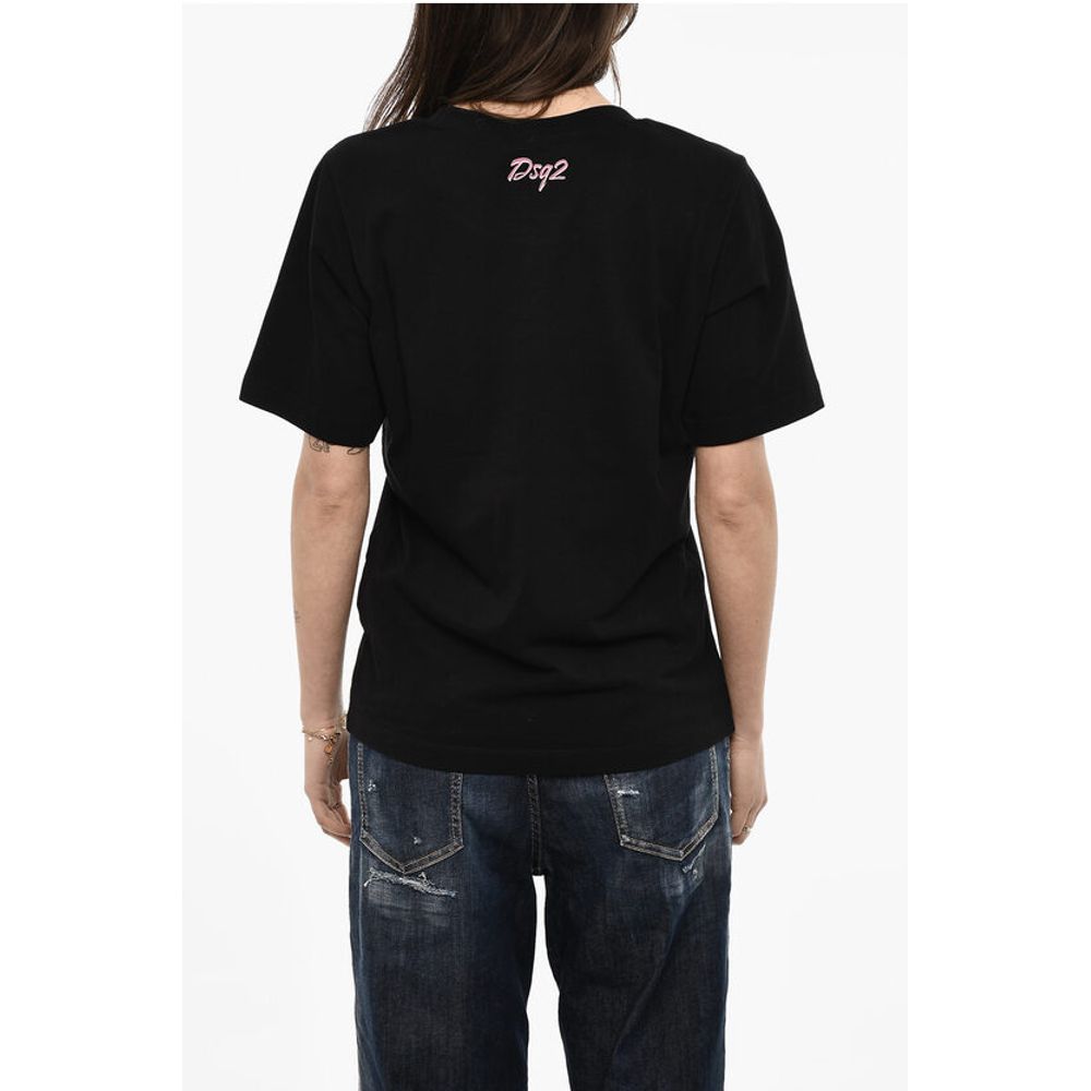 Dsquared² Easy Fit Crew-neck T-shirt with Gradient Print