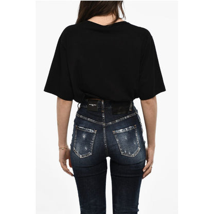 Dsquared² Cropped Crew-neck T-shirt