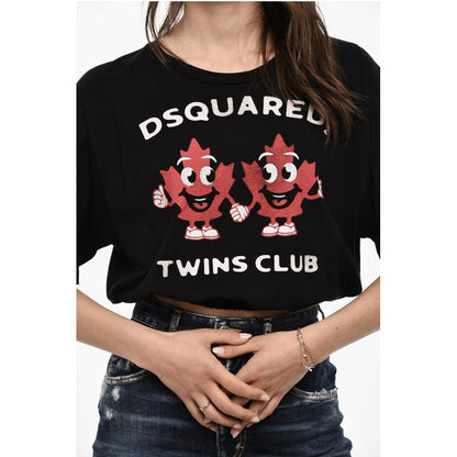 Dsquared² Cropped Crew-neck T-shirt