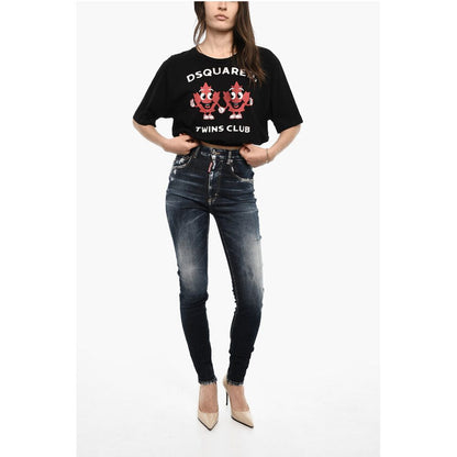 Dsquared² Cropped Crew-neck T-shirt