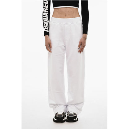 Dsquared² High-Waisted Brushed Cotton Joggers