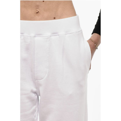 Dsquared² High-Waisted Brushed Cotton Joggers