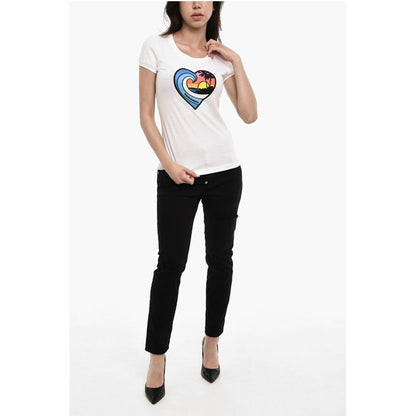 Dsquared² Cotton Crew-neck T-shirt with Frontal Print