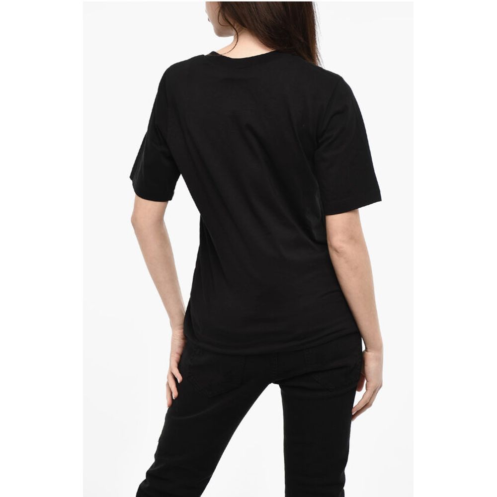 Dsquared² Crewneck T-shirt With Glittered Print