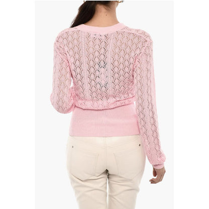 Dsquared² Perforated Cardigan with Logoed Buttons