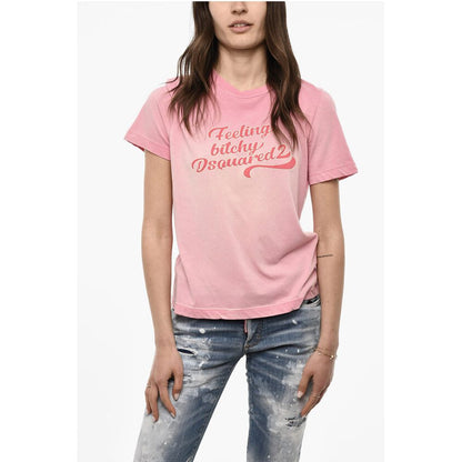 Dsquared² Slim Fit Gradient Effect Crew-neck T-shirt