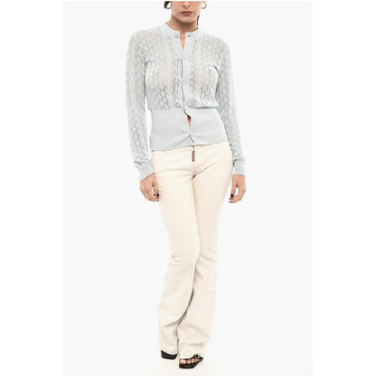 Dsquared² Perforated Cardigan with Logoed Buttons