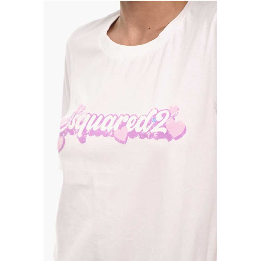 Dsquared² Cotton Crew-neck T-shirt with Logo
