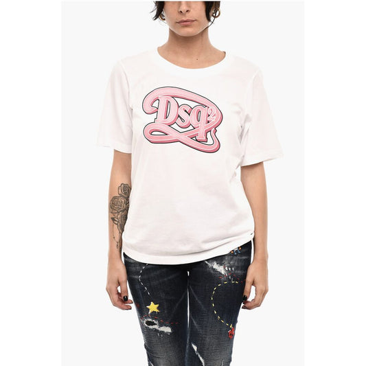 Dsquared² Cotton Crew-neck T-shirt with Monogram