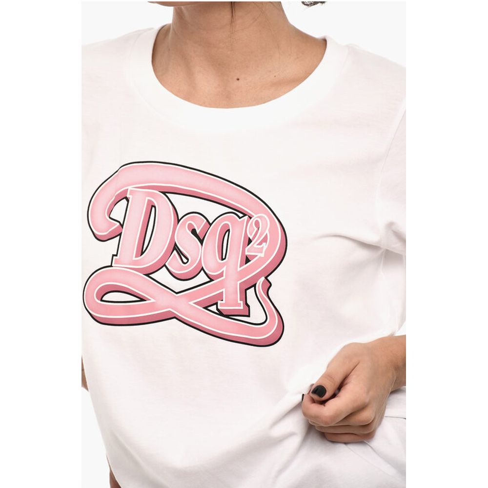 Dsquared² Cotton Crew-neck T-shirt with Monogram