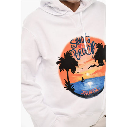 Dsquared² Printed Cotton Hoodie