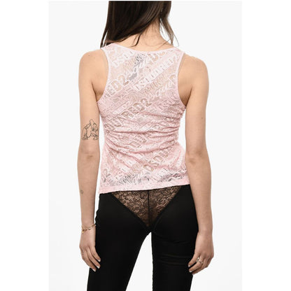 Dsquared² All-Over Logo Perforated Top