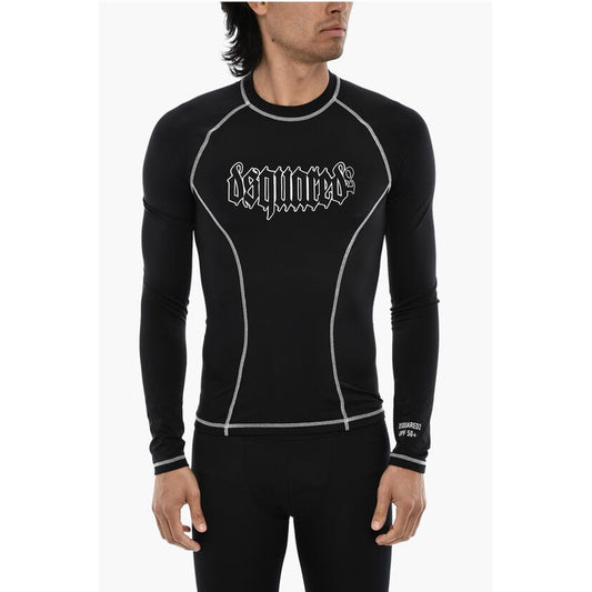 Dsquared² Slim Fit Sport T-shirt with Gothic Print
