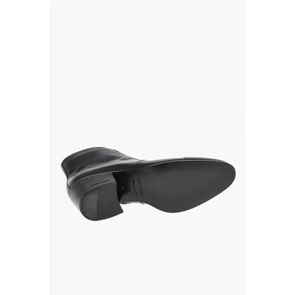Dsquared² Leather VINTAGE Boots With Brogues Details Heel 6 cm