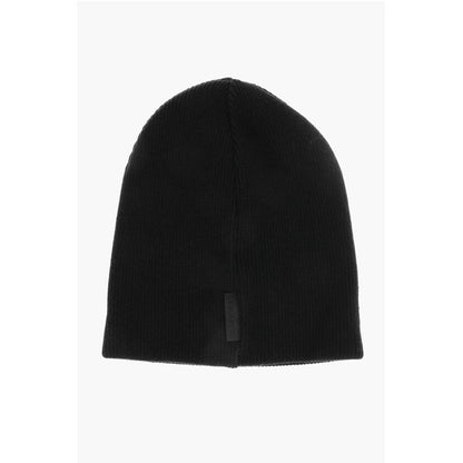 Dsquared² Wool 24-7 STAR Beanie with Contrasting Detail
