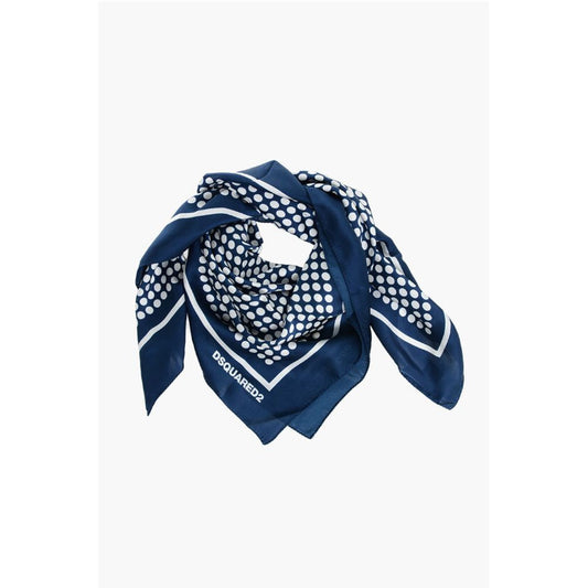 Dsquared² Polka Dots Silk Foulard