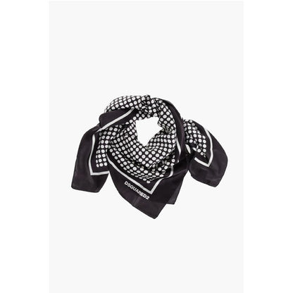 Dsquared² Polka Dots Silk Foulard