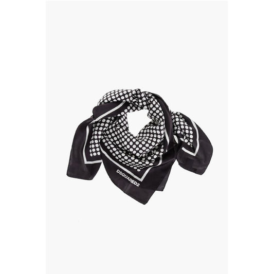 Dsquared² Polka Dots Silk Foulard