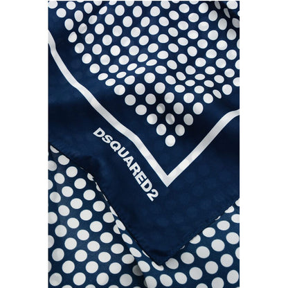 Dsquared² Polka Dots Silk Foulard