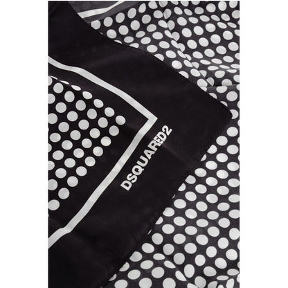Dsquared² Polka Dots Silk Foulard