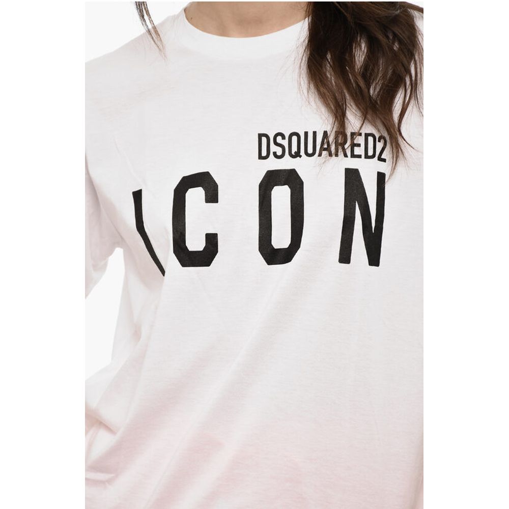 Dsquared² Cotton ICON Crew-neck T-shirt with Print