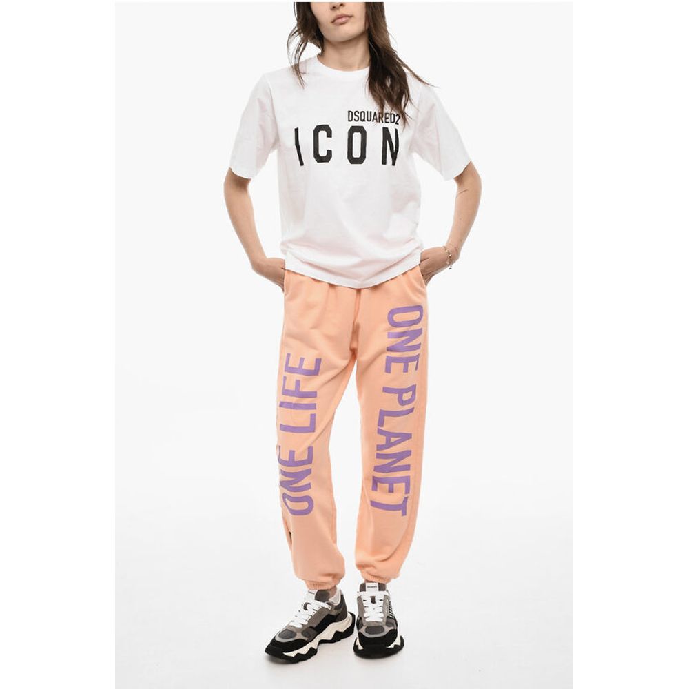 Dsquared² Cotton ICON Crew-neck T-shirt with Print